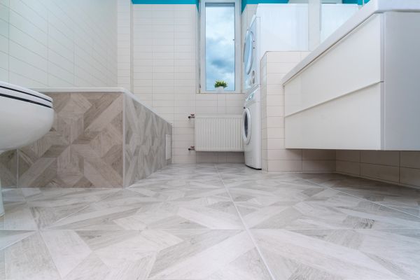 Bathroom Floor Remodeling in Noblesville